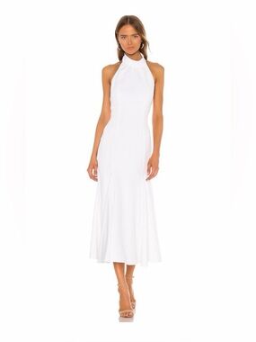 Milly Penelope high neck halter dress